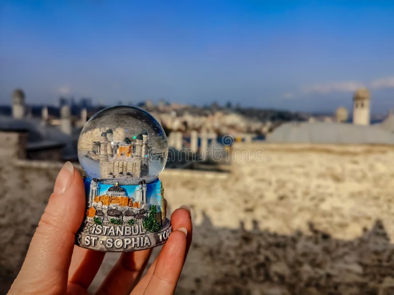 A Turquia a Mesquita Azul de Istambul Snowglobe Tourist Loja - China Globo  de neve e Loja Globo de neve preço