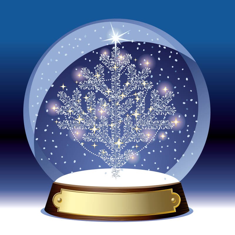 Globo della neve illustrazione di stock Globo della neve illustrazione di stock
