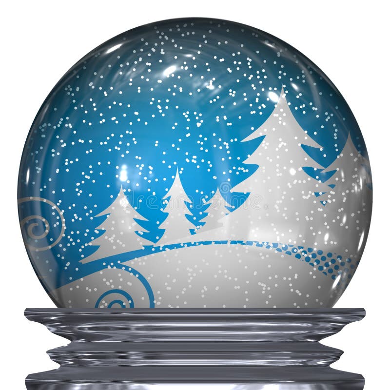 Globo della neve illustrazione di stock Globo della neve illustrazione di stock