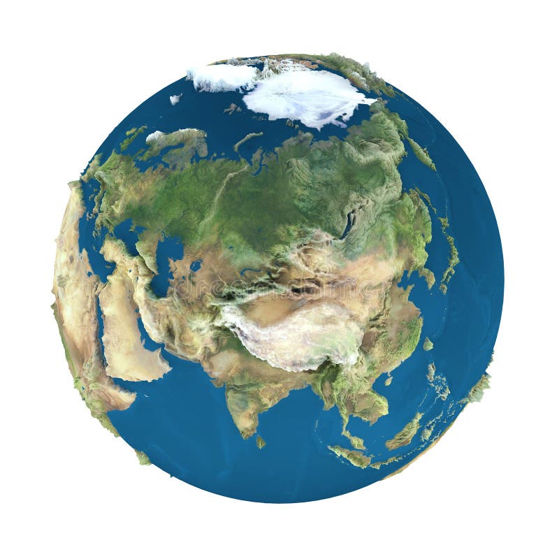 Globo della terra, isolato su bianco illustrazione vettoriale Globo della terra, isolato su bianco illustrazione vettoriale