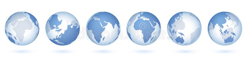 Globo transparente del mundo esfera realista 3D con los E.E.U.U. entre Asia y Europa, el planeta del círculo y el mapa del mundo libre illustration Globo transparente del mundo esfera realista 3D con los E.E.U.U. entre Asia y Europa, el planeta del círculo y el mapa del mundo libre illustration
