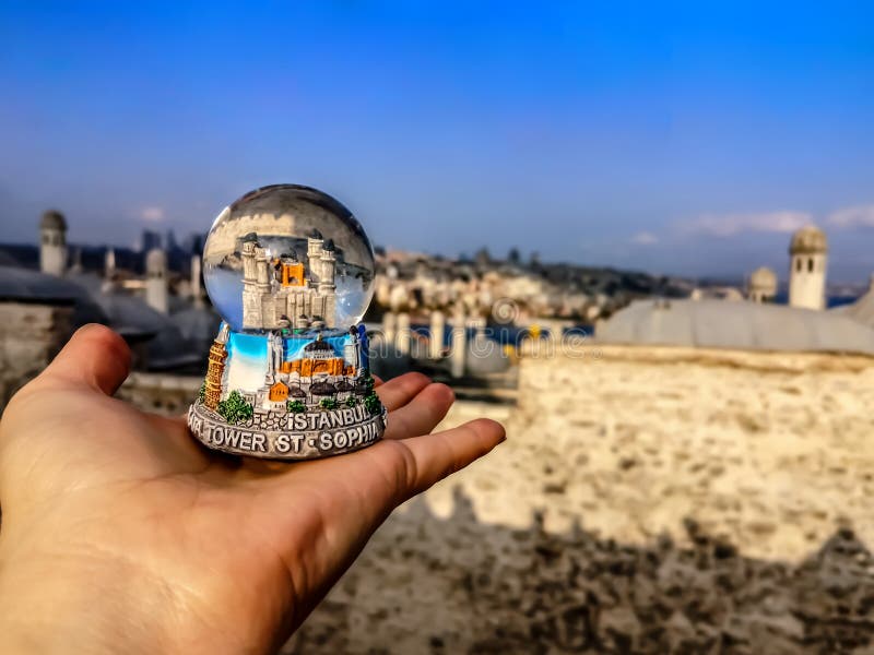 A Turquia a Mesquita Azul de Istambul Snowglobe Tourist Loja - China Globo  de neve e Loja Globo de neve preço