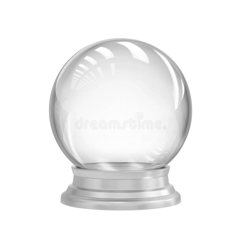 Globo vuoto della neve illustrazione di stock Globo vuoto della neve illustrazione di stock