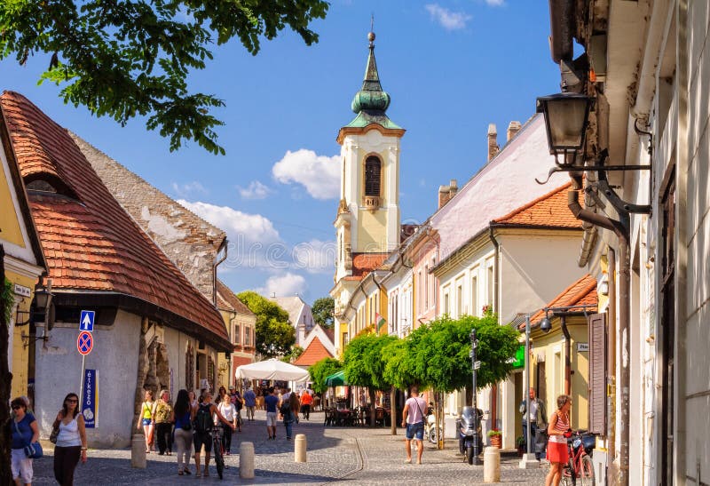 Glockenturm - Szentendre lizenzfreie stockfotos Glockenturm - Szentendre lizenzfreie stockfotos