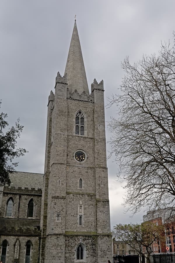 Glockenturm von St- Patrickkathedrale, Dublin, Irland stockfoto Glockenturm von St- Patrickkathedrale, Dublin, Irland stockfoto