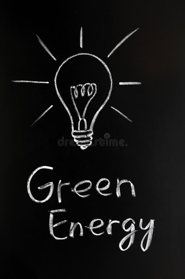 Gloeilamp, groene energie royalty-vrije stock fotografie Gloeilamp, groene energie royalty-vrije stock fotografie