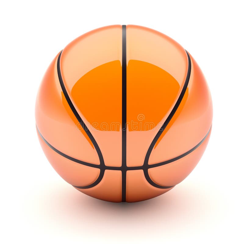 Glossy Basketball stock illustration. Illustration of play 36013416