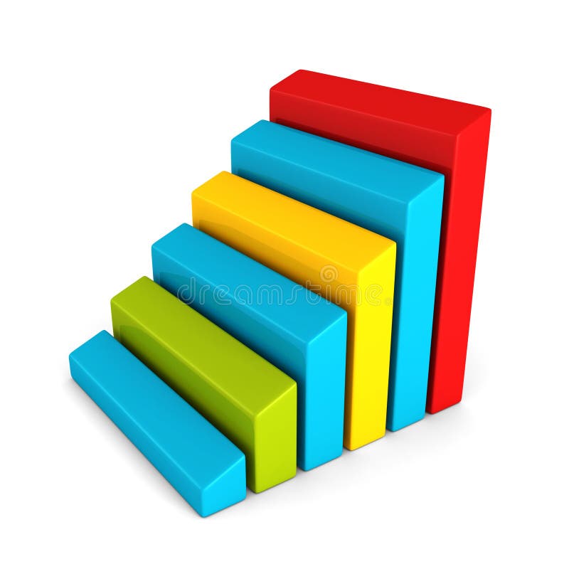 Glossy finance bar chart diagram of business achivement vector illustration Glossy finance bar chart diagram of business achivement vector illustration