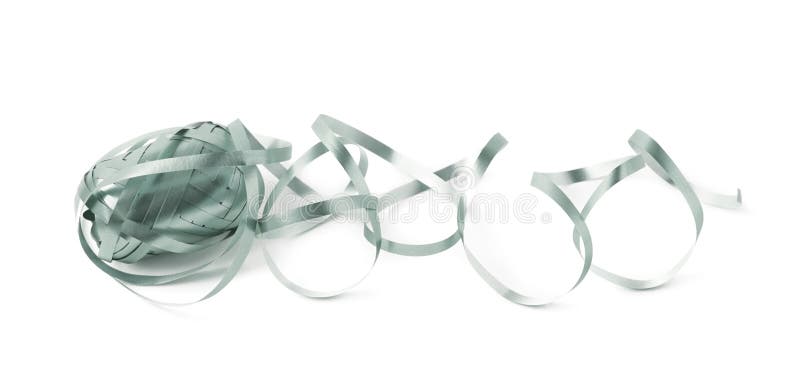 Glossy ribbon reel royalty free stock photo