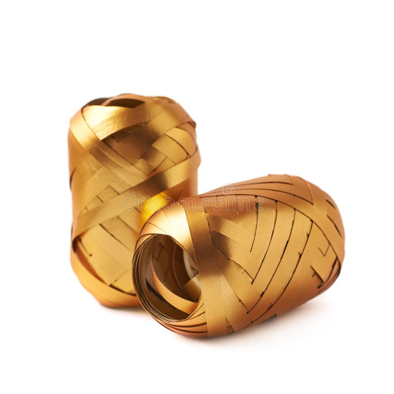 Glossy ribbon reels royalty free stock image
