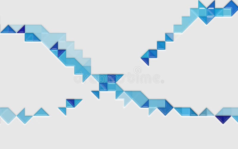 Glossy Tiles Color Abstract Background Stock Illustration