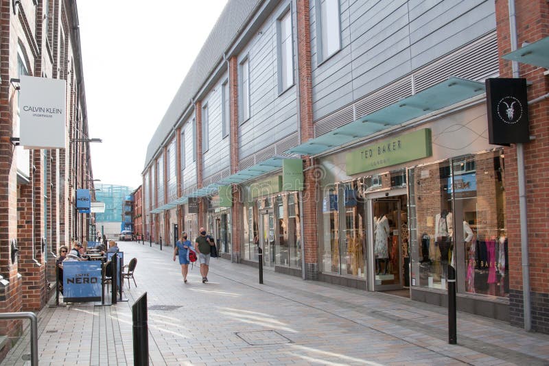 Gloucester Quays Shopping Precinct with Designer Label Outlets in the