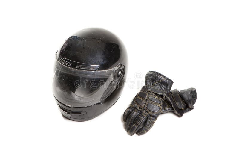 Glove and helmet stock image. Image of safety, protection 24448773