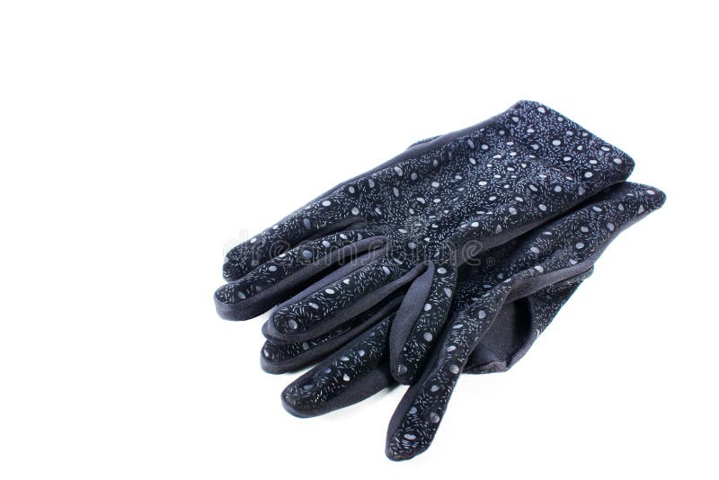 Pair of gloves isolated on white. Pair working gloves stock images, royalty-free photos and pictures