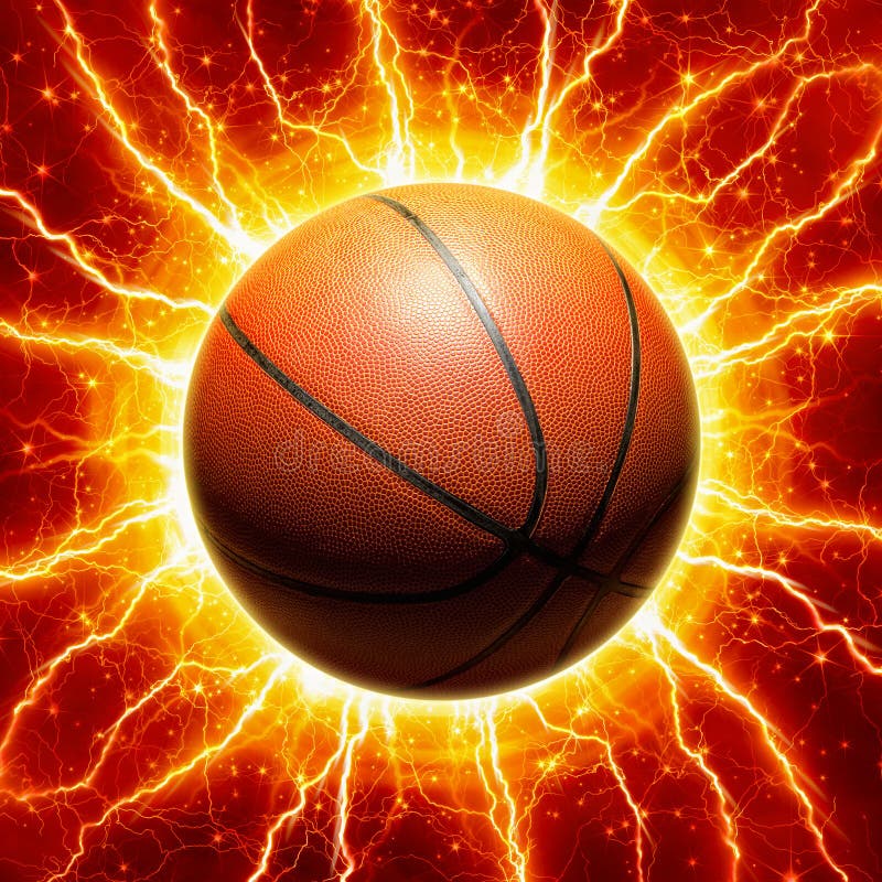Glowing basketball stock image. Image of orange, glowing 47120245