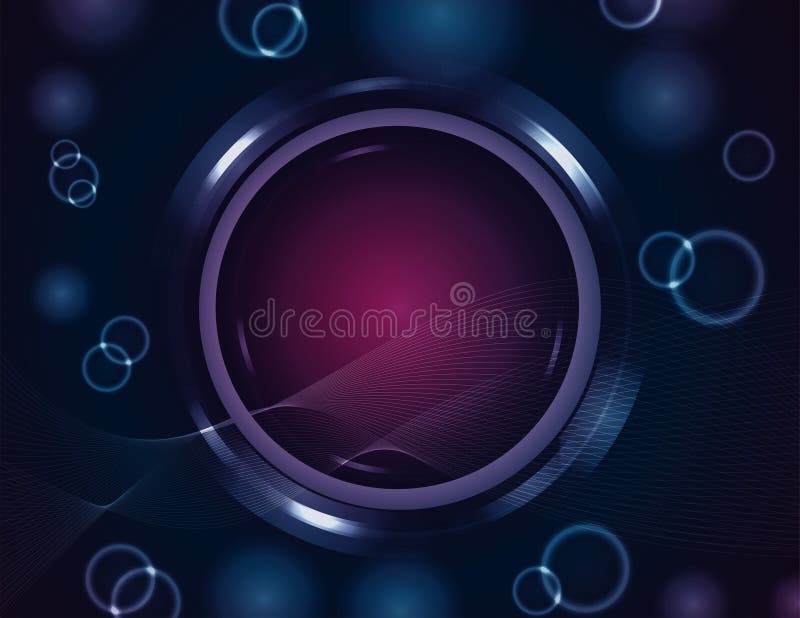 Glowing circle background