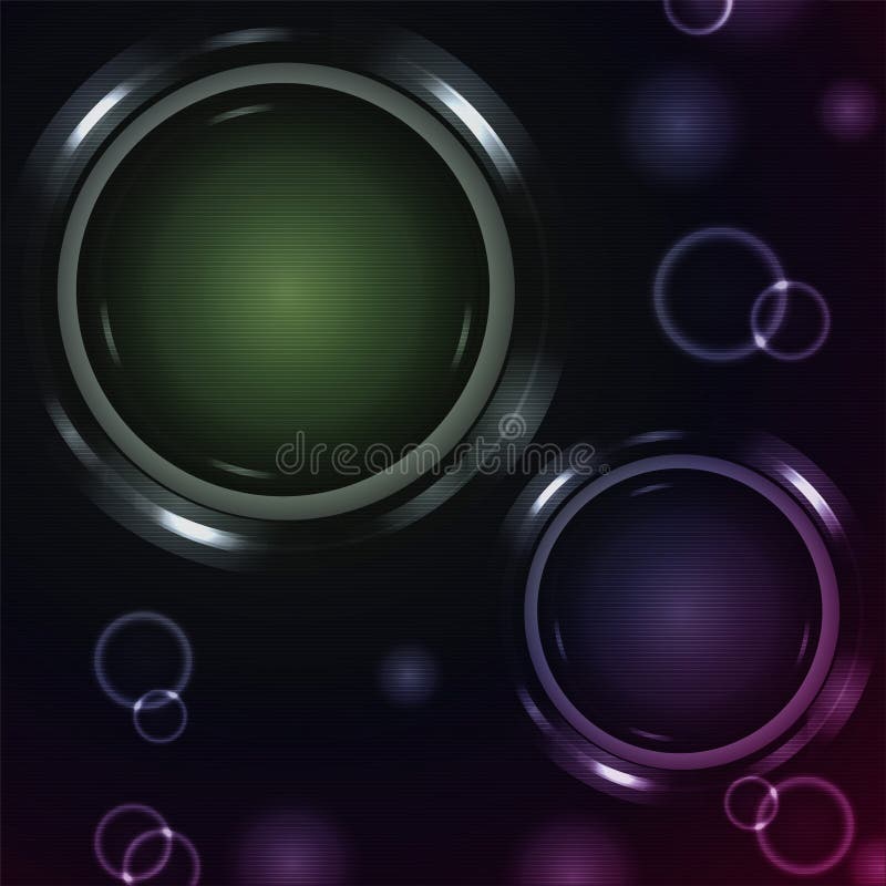 Glowing circle background