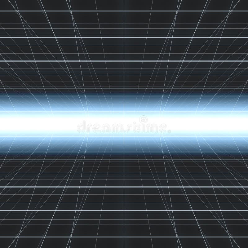 Glowing cyber grid stock illustration. Illustration of patterns - 34078761