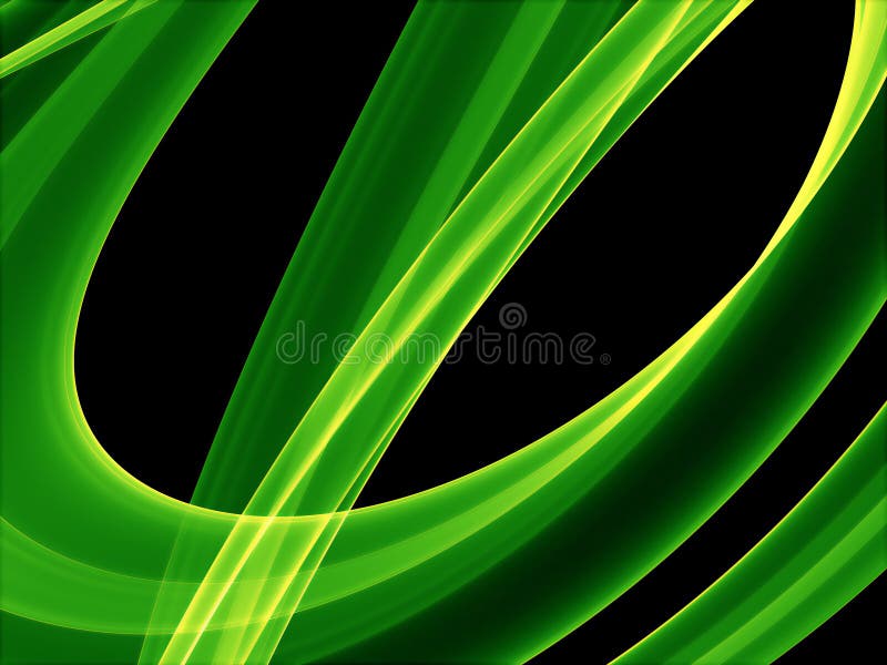 Brillante verde curvas abstracto, para proveer.