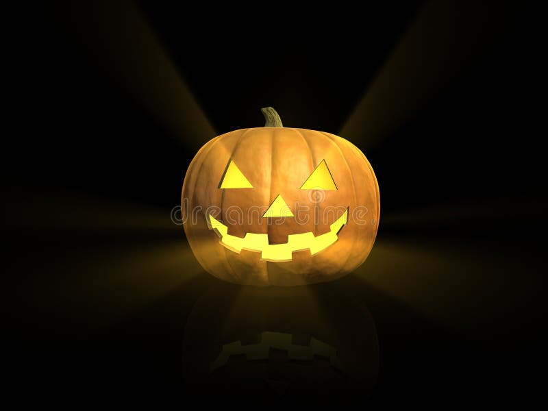 Glowing Halloween lantern