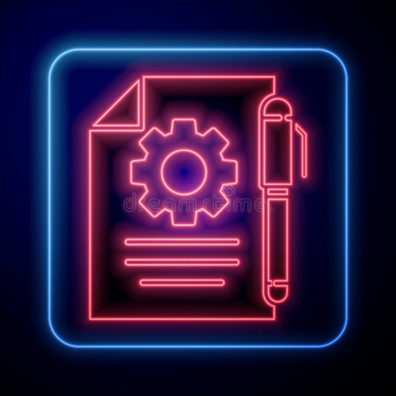 Neon Settings Icon Stock Illustrations 3,461 Neon Settings Icon Stock