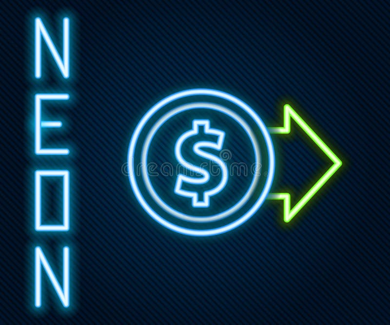 pics Neon Blue Aesthetic Money Sign dreamstime com