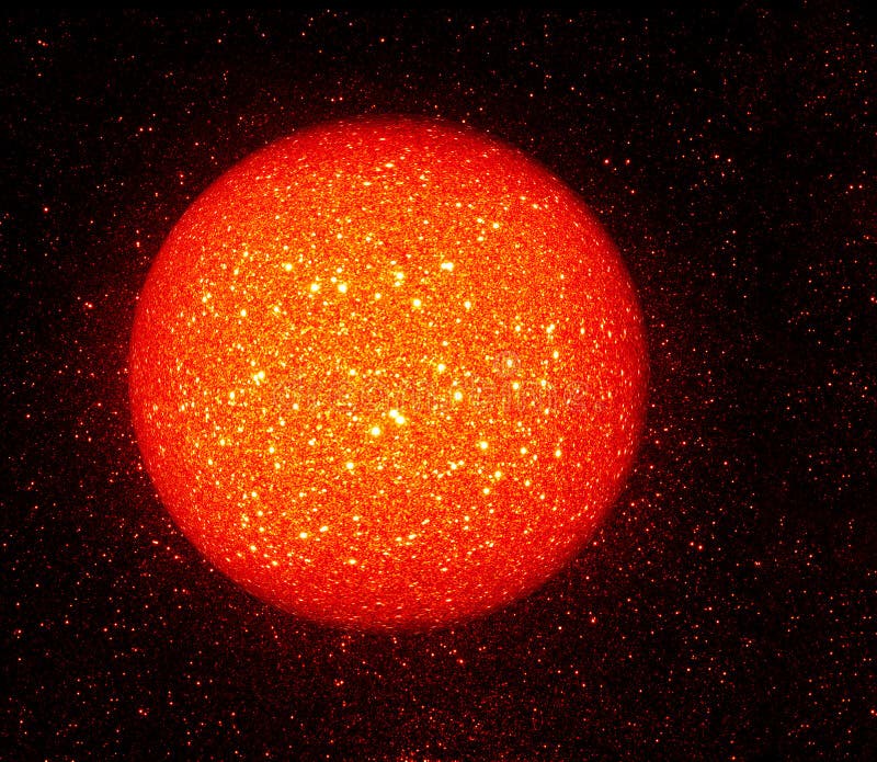 Glowing Orange Sun Background Stock Photography Image 34837782