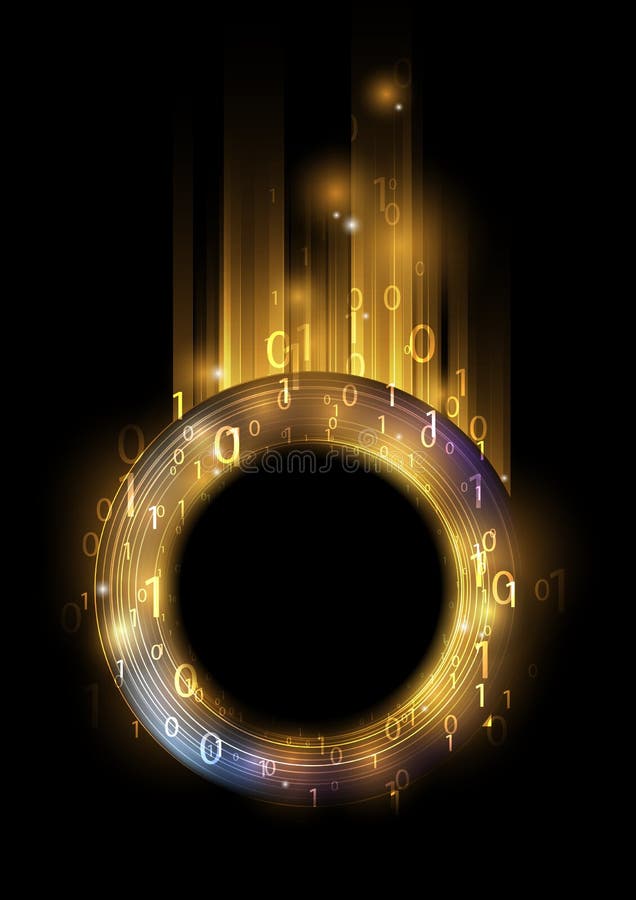 Glowing ring stock illustration