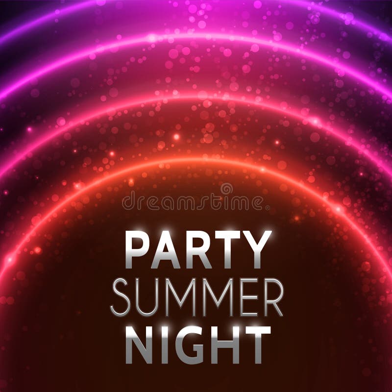 Glowing Round Frame. Vector illustration stock illustration