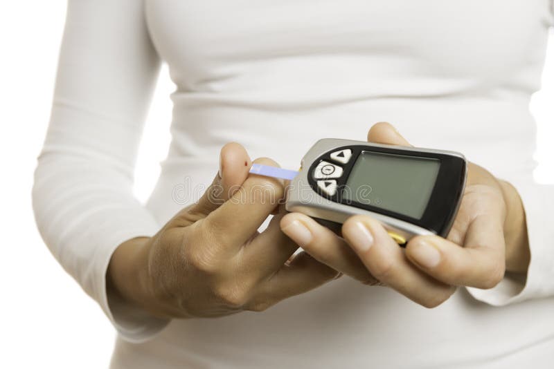 Glucose test stock image