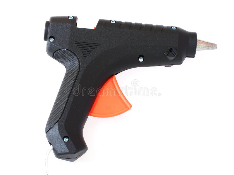 Closeup Hot Glue Gun with Melted Glue Dripping Out Stock Image Image