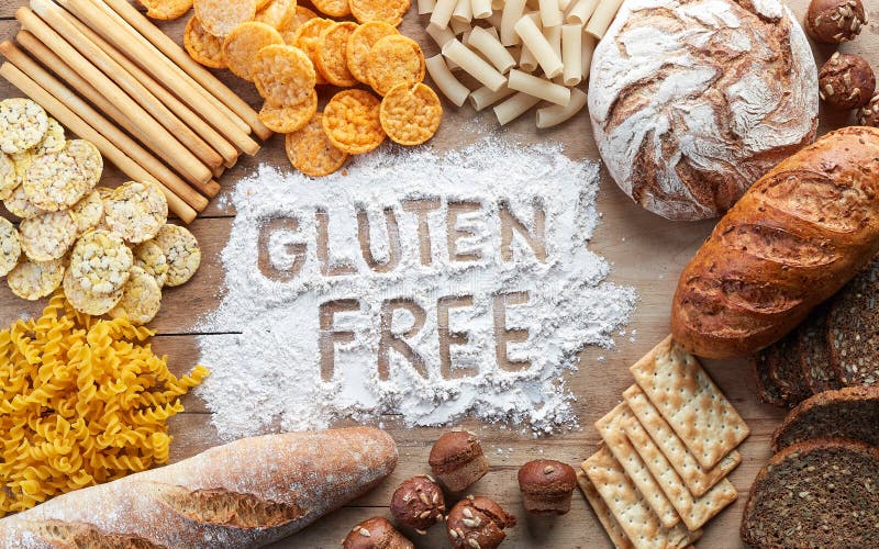 Gluten uwalnia jedzenie obrazy royalty free