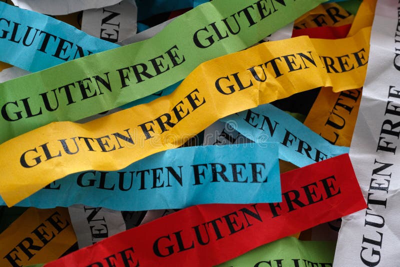 Gluten vrij concept royalty-vrije stock afbeeldingen Gluten vrij concept royalty-vrije stock afbeeldingen