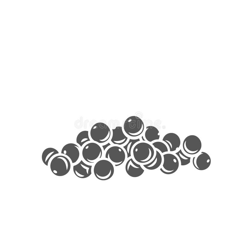 Glyph-Symbol für Hirse vektor abbildung