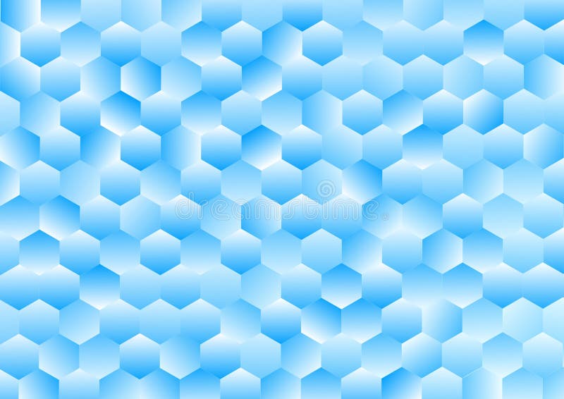Glänzende blaue Hexagone Gradated masern Hintergrund lizenzfreie abbildung Glänzende blaue Hexagone Gradated masern Hintergrund lizenzfreie abbildung