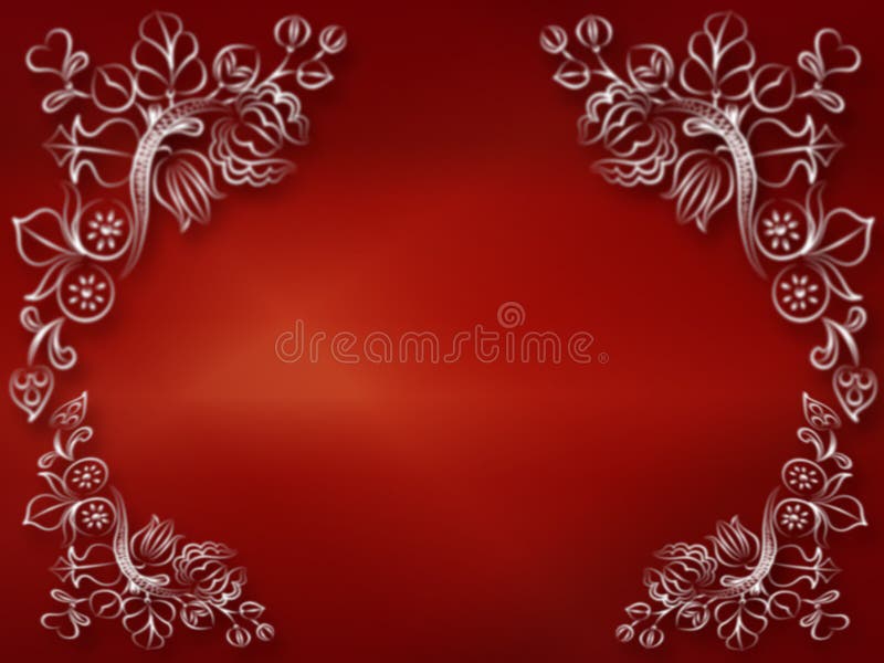 Glänzendes rotes dekoratives