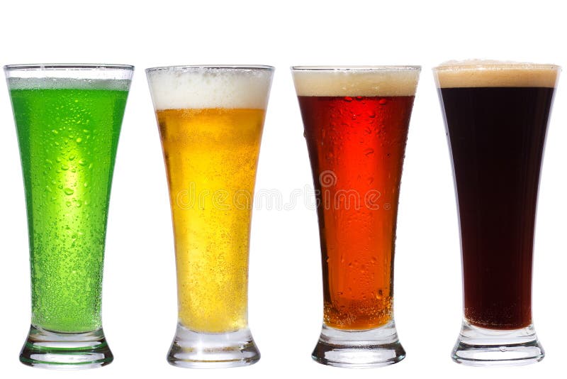 Gläser mit Bier lizenzfreies stockbild Gläser mit Bier lizenzfreies stockbild