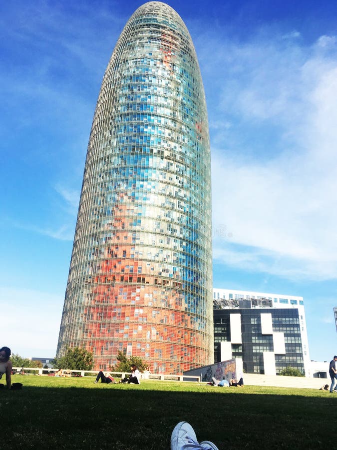 Torre Glories or Torre Agbar is a beautiful skyscraper located in Barcelona, ​​Spain. Torre Glories or Torre Agbar is a beautiful skyscraper located in Barcelona, ​​Spain.