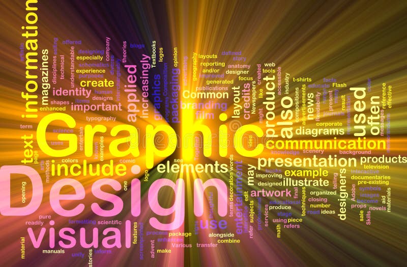 Glödande diagram för bakgrundsbegreppsdesign vektor illustrationer