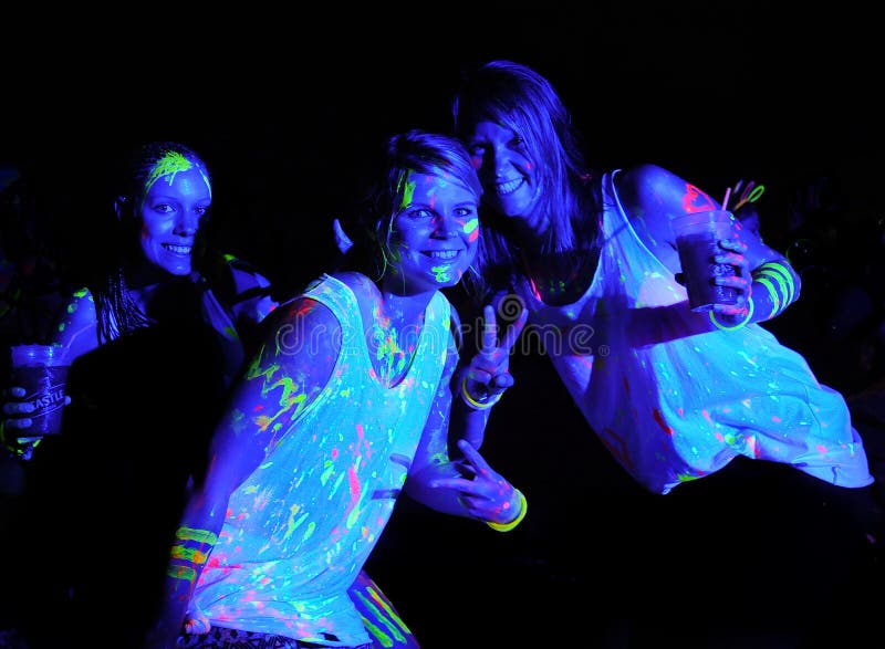 Glödkörning Port Elizabeth Sydafrika 2014 arkivbild