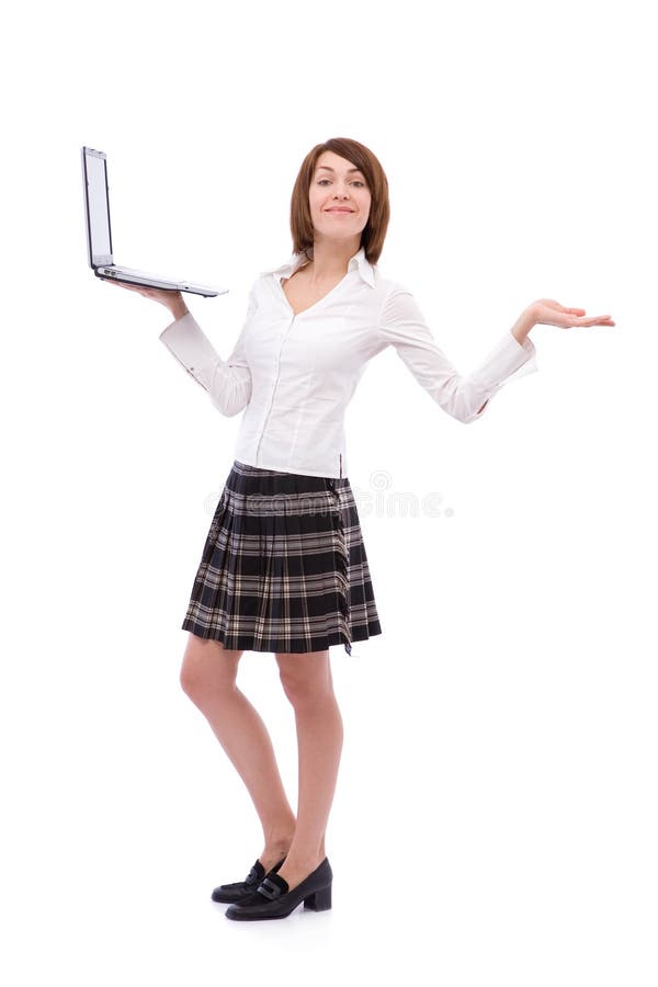 Glücklich mit Laptop stockfotografie Glücklich mit Laptop stockfotografie