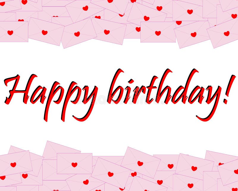 Glückliche Glückwunschkarte Illustration Vektor Abbildung