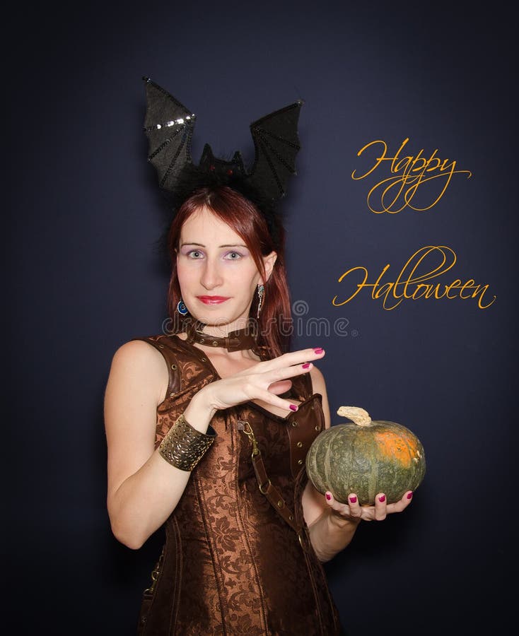 Glückliche Halloween-Karte mit Hexe stockfotos Glückliche Halloween-Karte mit Hexe stockfotos
