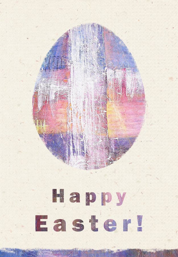 Abstract painting, white splash cross. Artistic colorful modern art, abstract art, expressionism and spirituality. Happy Easter greeting card. Easter egg. Congratulation with Easter. Abstract painting, white splash cross. Artistic colorful modern art, abstract art, expressionism and spirituality. Happy Easter greeting card. Easter egg. Congratulation with Easter.