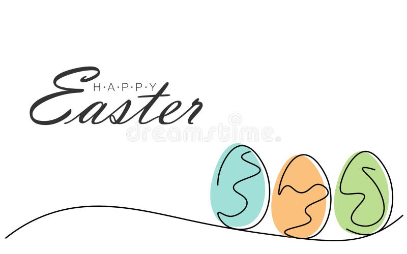 Glückliche Ostern-Grußkarte mit Eiern, Vektorillustration vektor abbildung Glückliche Ostern-Grußkarte mit Eiern, Vektorillustration vektor abbildung