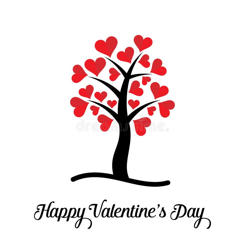 Glückliche Valentinstagkarte lizenzfreie abbildung Glückliche Valentinstagkarte lizenzfreie abbildung