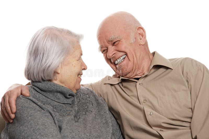 glückliche ältere Paare