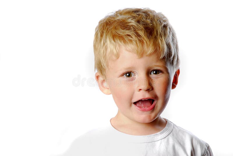 Glücklicher kleiner Junge stockbilder