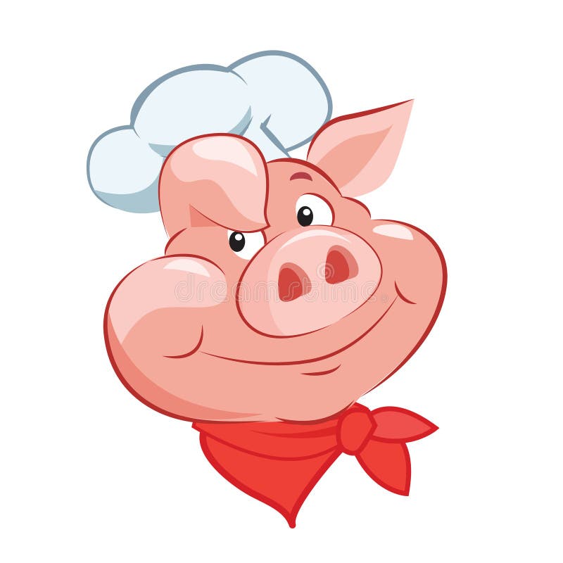 Glücklicher Schwein-Chef Head Katze entweicht auf ein Dach vom Ausländer Schwein-Chef Hat Schwein-Chef Toy vektor abbildung Glücklicher Schwein-Chef Head Katze entweicht auf ein Dach vom Ausländer Schwein-Chef Hat Schwein-Chef Toy vektor abbildung