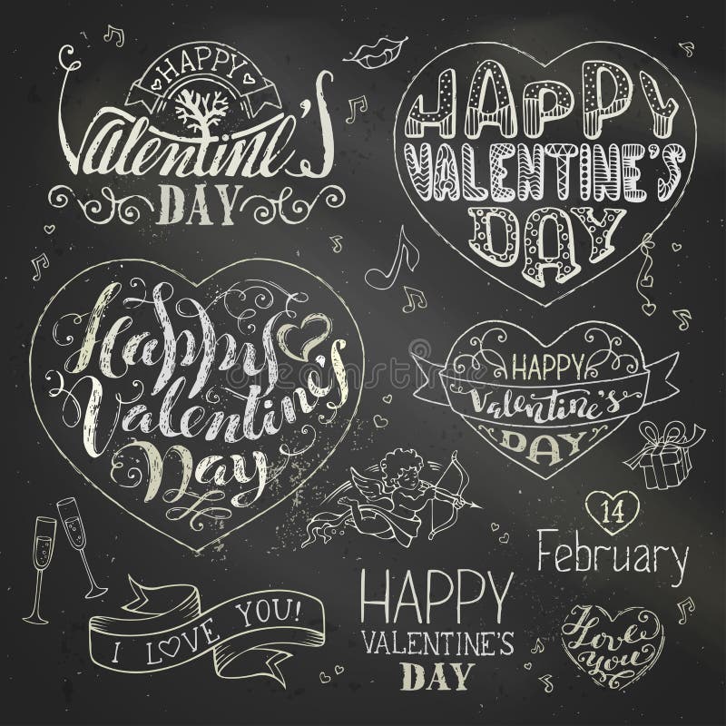 Glücklicher Valentinstag! vektor abbildung Glücklicher Valentinstag! vektor abbildung